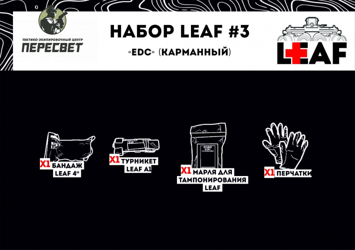 Набор LEAF #3 "EDC" (Карманный) купить в ТЭЦ Пересвет купить в ТЭЦ Пересвет